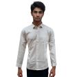 Self Design White Shirt : Business