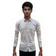 Self Design White Shirt : Business