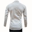 Self Design White Shirt : Business