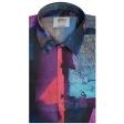 Print Blue Shirt : Ditto
