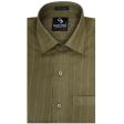 Stripes Dark Green Shirt : Business
