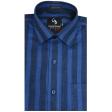 Stripes Dark Blue Shirt : Business