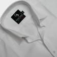 Self Design White Shirt : Business