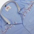 Handpainted Blue Shirt : Ditto