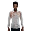 Handpainted Pink Shirt : Ditto