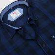 Checks Blue Shirt : Ditto