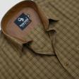 Checks Fawn Shirt : Business