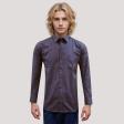 Stripes Purple Shirt : Business