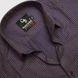 Stripes Purple Shirt : Business