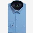 Plain Blue Shirt : Business