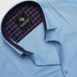 Plain Blue Shirt : Business
