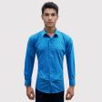 Plain Twilight Blue Shirt : Business