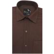 Plain Brown Shirt : Business