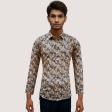 Print Yellow Shirt : Slim