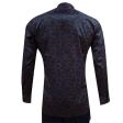 Combination Navy Blue Shirt : Party