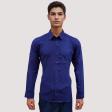 Print Navy Blue Shirt : Ditto