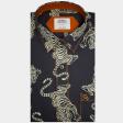 Print Brown Shirt : Ditto