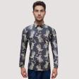 Print Brown Shirt : Ditto