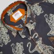 Print Brown Shirt : Ditto