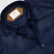 Print Blue Shirt : Ditto