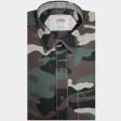 Print Brown Shirt : Ditto