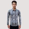 Print Navy Blue Shirt : Ditto