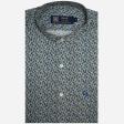 Print Green Shirt : Party