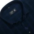 Combination Navy Blue Shirt : Ditto