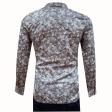 Print Brown Shirt : Party