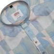 Print Blue Shirt : Ditto