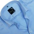 Self Design Blue Shirt : Business