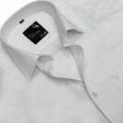 Self Design White Shirt : Business