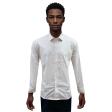 Self Design White Shirt : Business