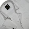 Self Design White Shirt : Business