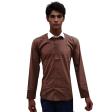 Plain Brown Shirt : Business