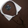 Plain Brown Shirt : Business