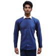 Plain Dark Blue Shirt : Business