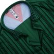 Stripes Green Shirt : Slim