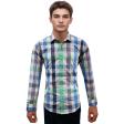 Checks Green Shirt : Slim