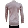 Self Design Maroon Shirt : Slim