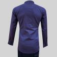 Self Design Purple Shirt : Slim