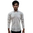 Self Design White Shirt : Business