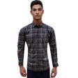 Checks Maroon Shirt : Business