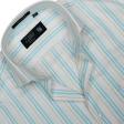 Stripes Light Blue Shirt : Business