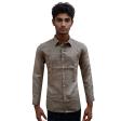 Stripes Brown Shirt : Business