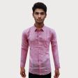 Checks Pink Shirt : Business