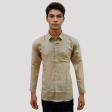 Checks Fawn Shirt : Business