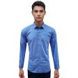 Checks Dark Blue Shirt : Business