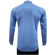 Checks Dark Blue Shirt : Business