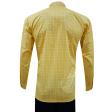 Checks Yellow Shirt : Business